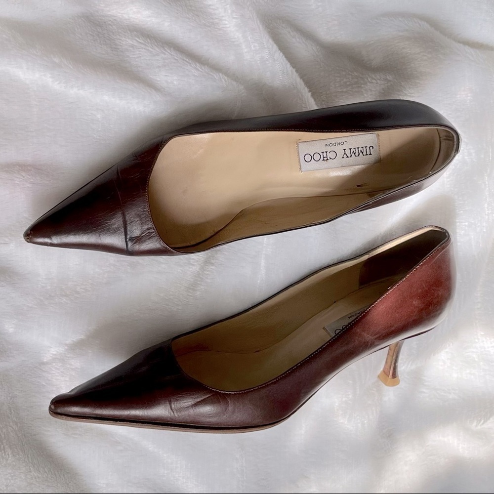 Vintage Jimmy Choo Brown Pumps Size 39